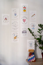 Load image into Gallery viewer, Δέκα μαθήματα - Δέκα παθήματα | Set of ten posters