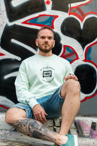 Κουλ τυπάκια | Light mint Unisex Sweatshirt