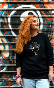 'Εχω και ψυχολογικά | Black Unisex Sweatshirt